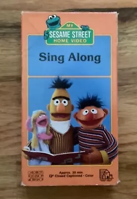 My Sesame Street Home Video VHS 1987 / Sing Along / Bert Ernie • $12.95