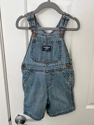 OshKosh B’gosh Shortalls Overalls 24 Months In Excellent Condition • $18