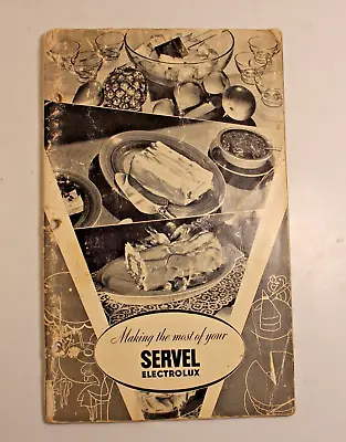 Vintage 1937 Servel Electrolux Gas Refrigerator Recipe Promotional Cookbook • $9.99