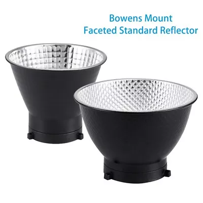 Facted Standard Reflector Bowens Mount Photo Accessory For Studio Flash Strobes • $14.99