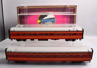 MTH 20-6672 O Milwaukee 70' Streamlined Slpr/Diner Passenger Car Set (Set Of 2) • $134.99