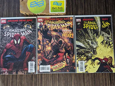 Set Of (3) Marvel AMAZING SPIDER-MAN #553 554 557 [2008] VF/NM; Vs. FREAK! • $6.99