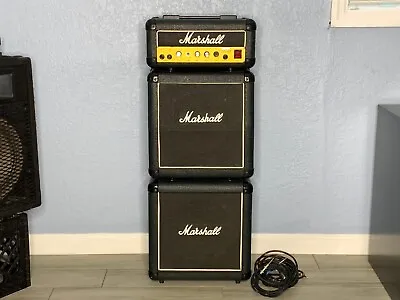 Vintage Marshall Lead 12 3005 Mini-stack Amp Head W/ Cabinets & Cables • $799.99