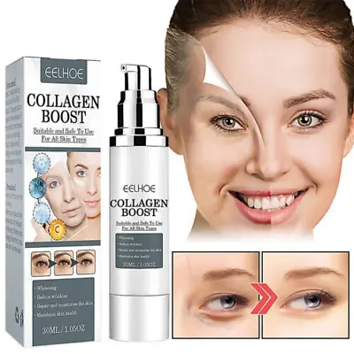 £3.99 • Buy Collagen Marine Face Cream Serum Anti Aging Boost Wrinkle Skin & Under Eye Cream