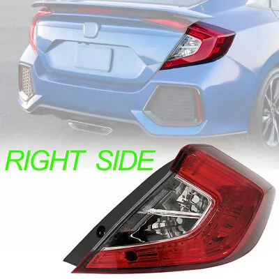 Sedan Only Outer Tail Light For 2016-21 Honda Civic Rear Lamp Right RH W/O Bulb • $62