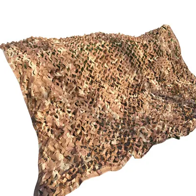 Military Camouflage Netting Hunting Camo Camping Army Net Woodland Desert Leaves • $96.61