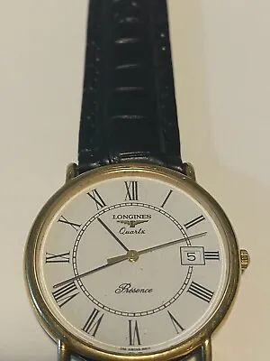 Longines Presence Date Quartz Slim 33mm Watch • £397.36