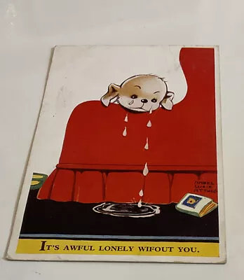 £3 • Buy Valentine's Postcard, 'it's Awful Lonely Wifout You' By Mabel Lucie Attwell 2885