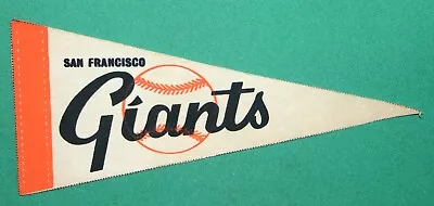 Vintage San Francisco Giants  Baseball Small Felt  Pennant  Nice Color & Graphic • $15