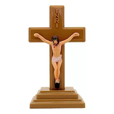 Standing Crucifix Decorative Crosses Religious Table Standing Cross Ornament • $8.69