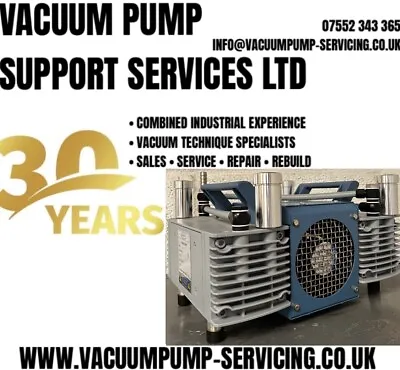 Vacuum Pump Diaphragm Lab Vacuubrand ME 8-WARRANTY-£695.00 INC VAT-BUCHI EDWARDS • £745