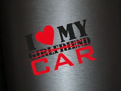 1 X Sticker I Love My Girlfriend Sticker Shocker Car Sticker Tuning Fun Gag • $4.54