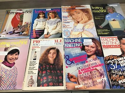 80's Machine Knitting Magazines X8 Editions • £10