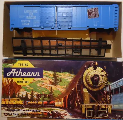 Athearn Blue Box HO 50' BOX Car Kit Detroit & Toledo Shore Line Kadee Couplers • $18.99