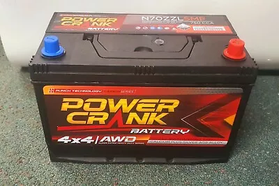 Power Crank N70zzl Smf Punch Technology 12v 750 Cca 2 Years Warranty Battery • $199