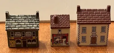 Lot 3 Wade Whimsey BALLY WHIM Miniature Porcelain Irish Houses Buildings 1 26 • $24.99