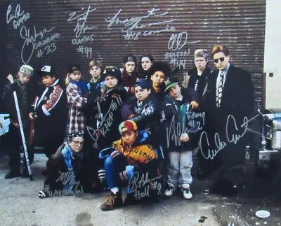 The Mighty Ducks Movie Signed By 10 Cast W/ ESTEVEZ  Auto 16x20 Photo JSA 166303 • $279