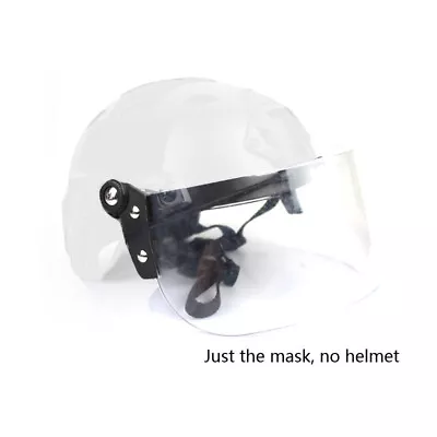 Helmet Visor Flip Up Face Shield Lens Riot Mask For Tactical Fast Helmet Guide • £14.11