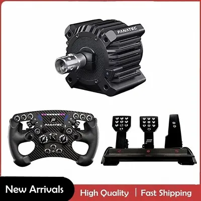 DD Pro 8NM Direct Drive Wheel Base + Formula V2.5 F1 Steering Wheel + V3 Pedal • $2920