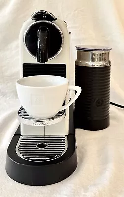 Magimix Citiz Nespresso Pod Coffee Maker Ivory/Cream Aeroccino 3 Frother L@@K • £69.99