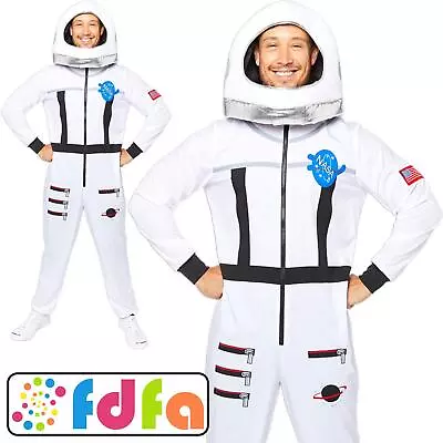 Amscan Astronaut White Spaceman Adults Mens Fancy Dress Costume • £24.79