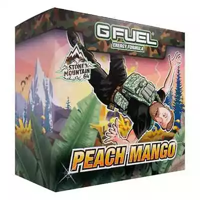 G Fuel Stone Mountain Collector's Box 40 Serving Energy Tub And Shaker Cup • $29.99