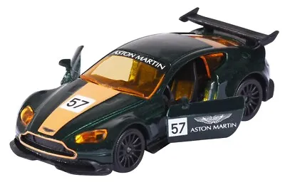 Majorette Aston Martin Vantage GT8 Green Racing Cars 1:64 Scale 3 Inch Toy Car • £8.60
