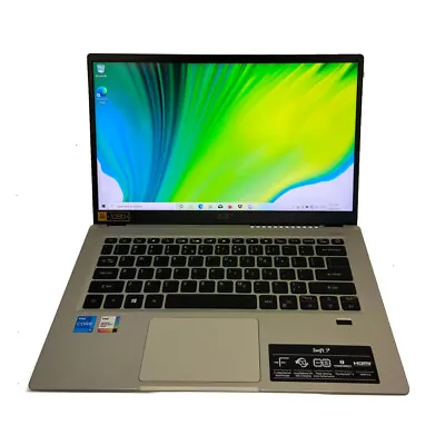 Acer Swift 3X 14  FHD Laptop I5-1136G7 8GB RAM 512GB SSD Iris Xe MAX W10H • $849