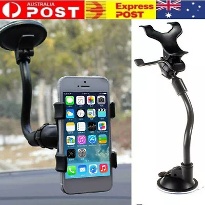 Phone Mount Windscreen Long Arm Window Car Cradle Suction Cup Holder Stand • $11.11