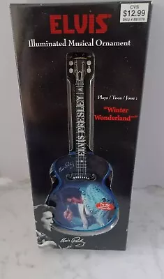 Elvis Illuminated Musical Ornament  Sings Blue Christmas 2013 Winter Wonderland • $19.99