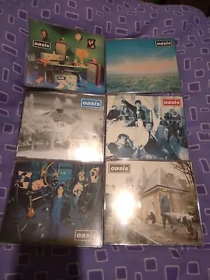 Oasis Job Lot Bundle 6 CD Singles. Live Forever Cigarettes And Alcohol... • £18