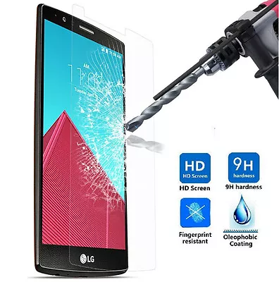 2 Packs Of TEMPERED GLASS SCREEN PROTECTOR ANTI SCRATCH FILM For LG G3 G5 • £3.69