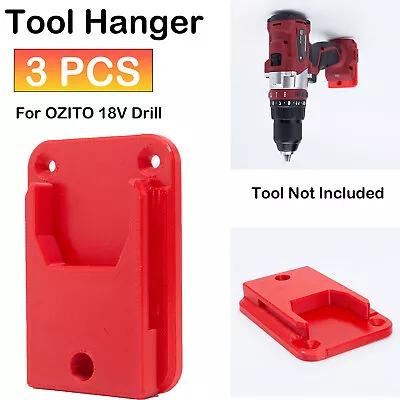 3 PCS For OZITO 18V Tools Left Side & Wall Display Hook & Power Tool Storage NEW • $30.57
