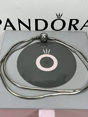 Genuine Pandora Silver Essence/Me Charm Necklace - 46cms • £13