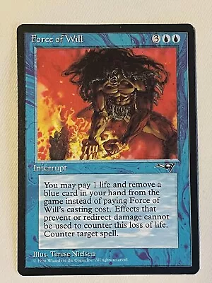 MTG Alliances ALL Force Of Will NM- • $82.99