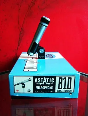 Vintage 1970s Astatic 810 / 810-A Dynamic Cardioid Microphone W More Shure 545 • $145