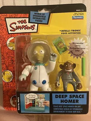 Simpsons World Of Springfield Interactive Playmates Figure: Deep Space Homer • £69.69