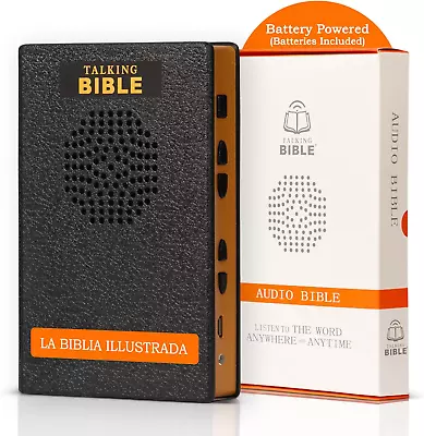 Spanish  - Electronic Bible/Biblia Audio Player In Spanish/Español For Seniors A • $84.99