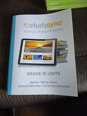 Study Sync Ser.: StudySync Grade 10 Reading And Writing Companion Units 1-4 • $2.99