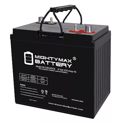 Mighty Max 6V 230AH Dual Terminal SLA Battery Compatible With EZGO TXT Golf Cart • $269.99