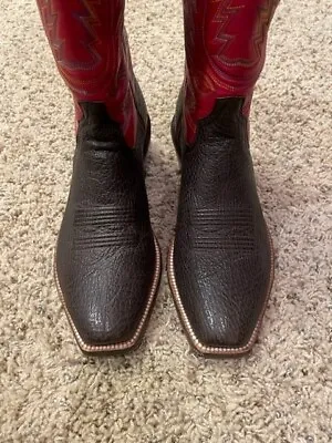 Leddy Vaquero Shark Skin Boots - Size 8 Lightly Used • $600