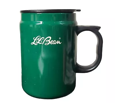 L.L. Bean Green Insulated Stainless Steel Mug With Lid • $13.99