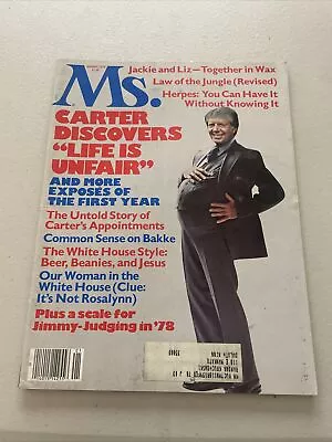 Ms. Magazine January 1978 Jimmy Carter Bakke Case Midge Costanza Womens Feminism • $12.99