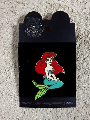 New ~ The Little Mermaid Ariel Sitting Disney Trading Pin With Back 2004 / #201 • $7.49