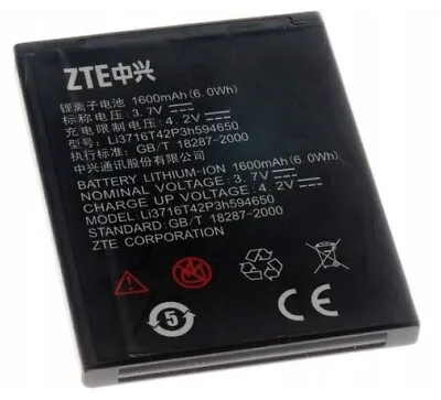 Original Battery ZTE Li3716T42P3h594650 * V807 V907 V930 V956 V970 WARP Z750 A2 • £6.99