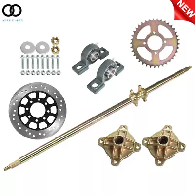 For Go Kart Golf Cart ATV Buggy Quad 44  Rear Live Axle Wheel Hub Complete Kit • $129.08