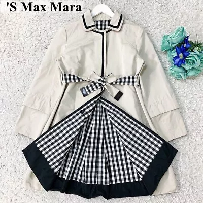 S Max Mara Coat Reversible Size:42 Multifunctional 5way Long Length Women • $155