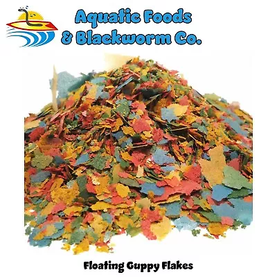 Guppy Flakes Smaller Premium Flakes  Free Pellets & Wafers Included.  AFI • $59.99