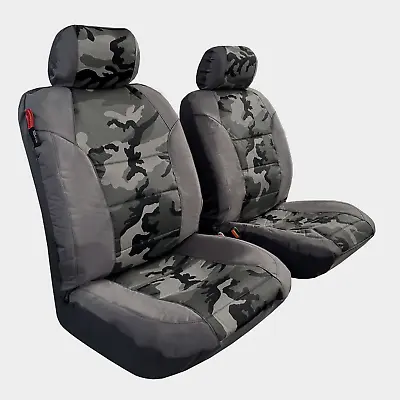 $108.89 • Buy Canvas Seat Covers For Suzuki Grand Vitara Grey Camouflage Front Set