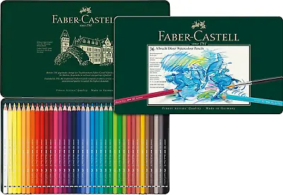 Faber-Castell 117536 Albrecht Dura Watercolor Pencils 36 Colors Can • $78.99